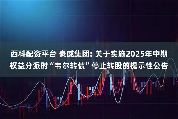西科配资平台 豪威集团: 关于实施2025年中期权益分派时“韦尔转债”停止转股的提示性公告